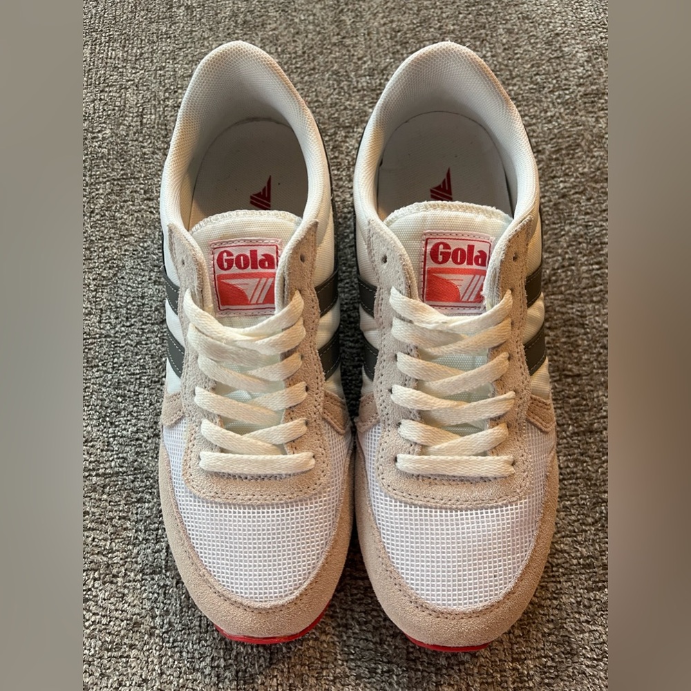 Gola Daytona Women's Sneakers in White/Blossom/Ash Size 8 - Picture 2 of 7